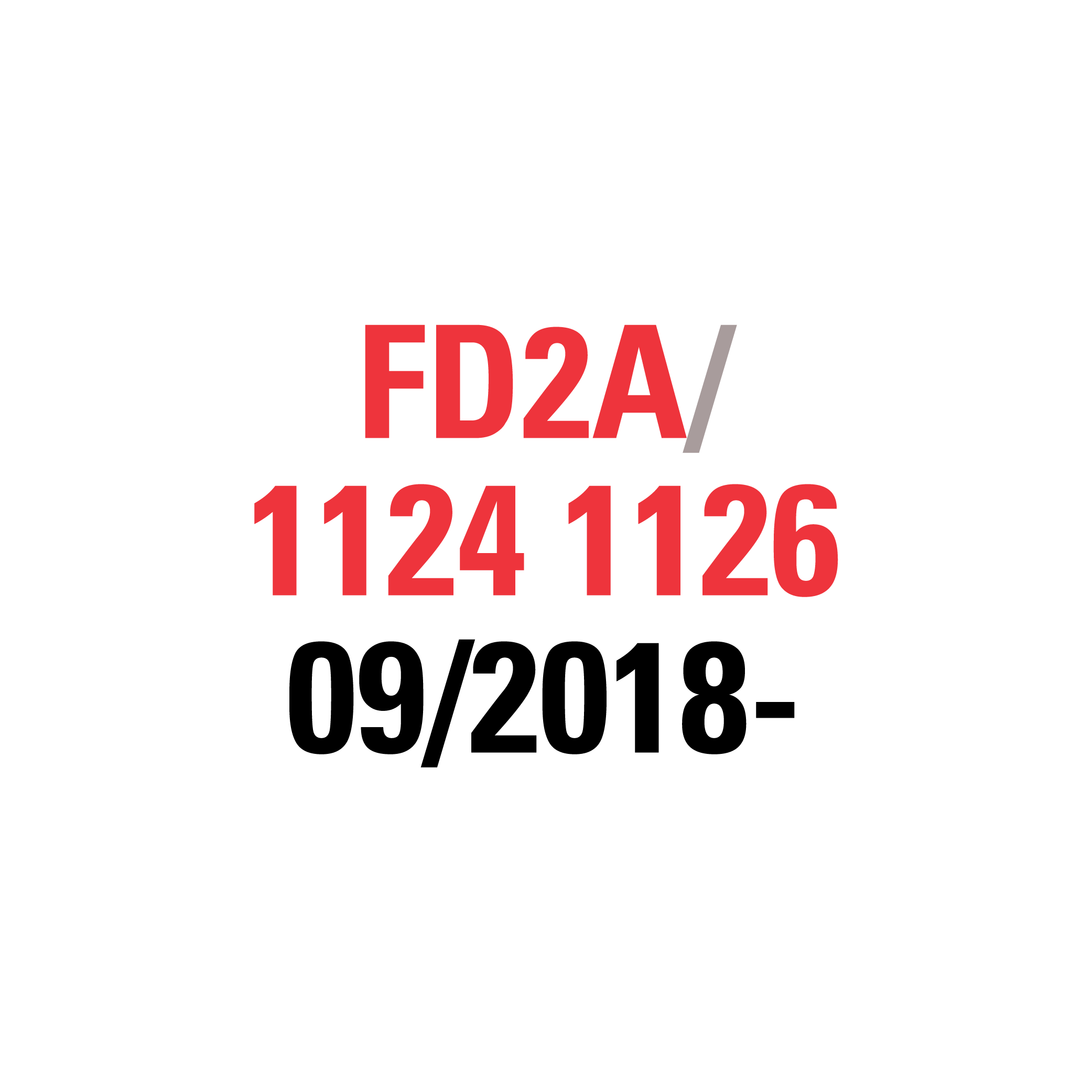 FD2A 1124 1126 09/2018-